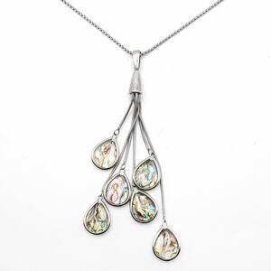 Tocara Elaine Necklace Abalone Shell OS Silver Boho Festival